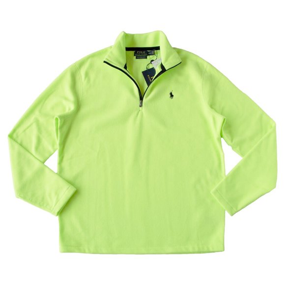 NEW Polo Ralph Lauren Performance Micro Fleece Jacket!  Green  Soft  Lightweight - Picture 1 of 1